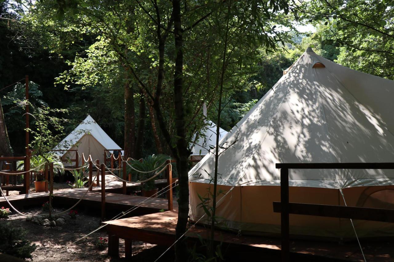 River Tribe Glamping Laino Borgo Extérieur photo